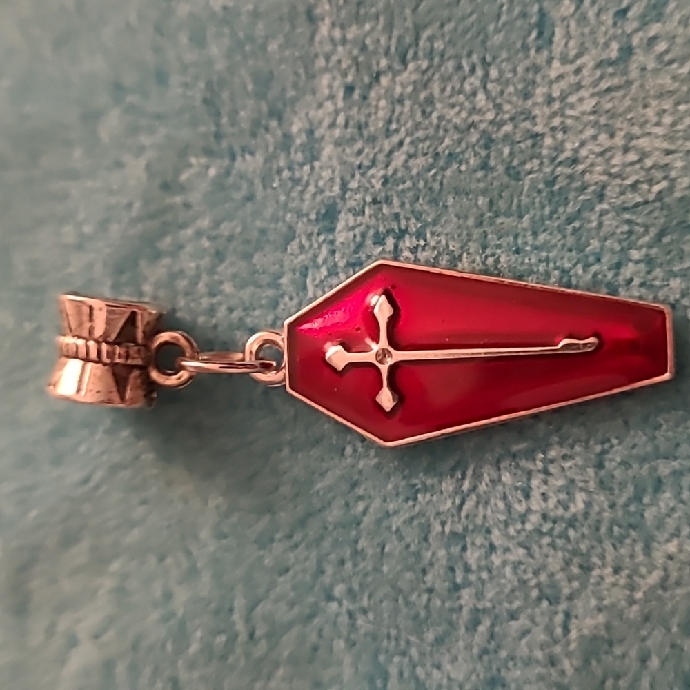 Coffin Cross Charm